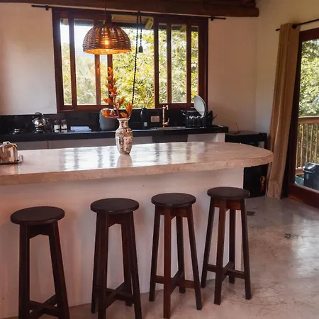 Ecocasa azul - Chalé na mata-3